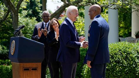 President Biden announces Gen. CQ Brown Jr. as pick for next Joint Chiefs of Staff Chair